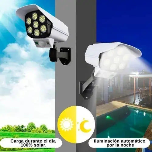 SOLARGUARD PRO 360™ - Foco solar tipo cámara
